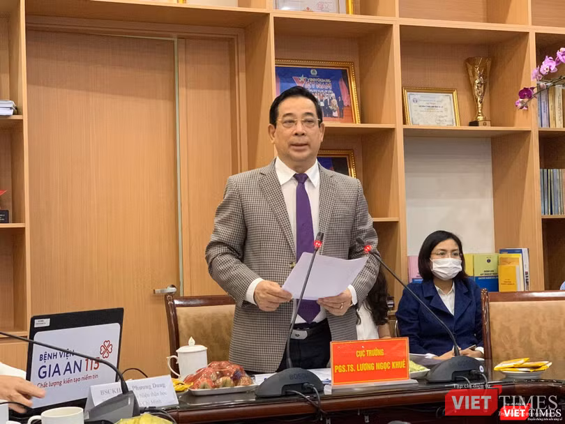 PGS.TS. Lương Ngọc Khuê - Phó Chủ tịch Hội đồng y khoa, Cục trưởng Cục Quản lý Khám, chữa bệnh, Phó Trưởng Tiểu ban Điều trị - Ban Chỉ đạo quốc gia phòng, chống dịch COVID-19