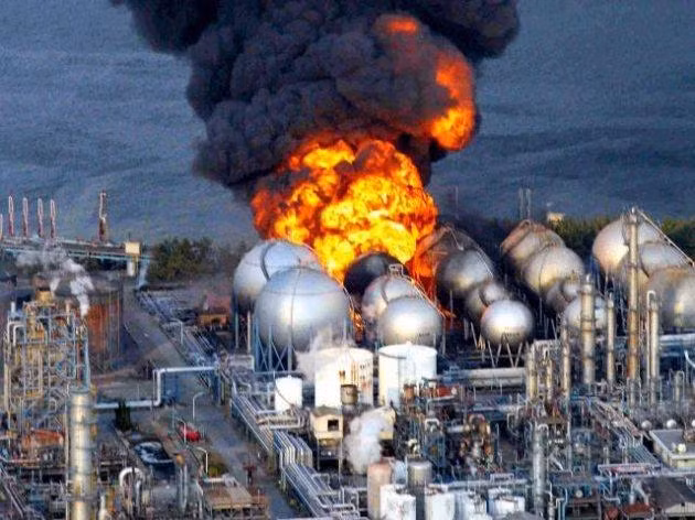 Thảm hoạ mang tên Fukushima Daiichi. Ảnh: Suffolk