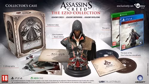 "Khui hộp" bộ sưu tập Assassin’s Creed: Ezio Collection. "Khui hộp" bộ sưu tập Assassin’s Creed: Ezio Collection.