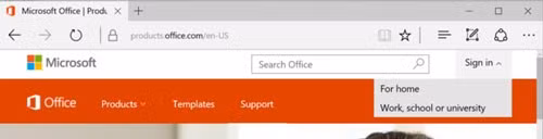 Hình 1. Đăng nhập vào tài khoản Office 365 của bạn từ một trình duyệt để cài đặt và quản lý các phần mềm máy tính để bàn. Hình 1. Đăng nhập vào tài khoản Office 365 của bạn từ một trình duyệt để cài đặt và quản lý các phần mềm máy tính để bàn.
