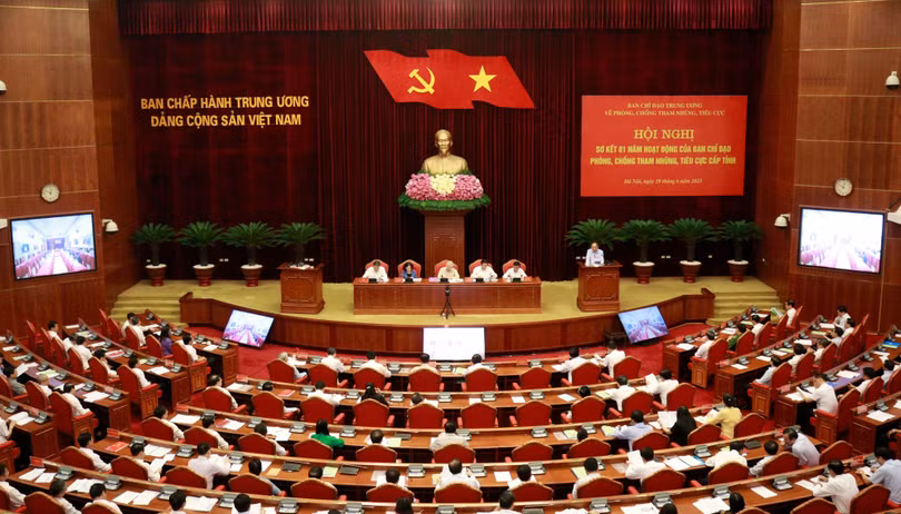 Hội nghị sơ kết 1 năm hoạt động của Ban Chỉ đạo phòng, chống tham nhũng, tiêu cực cấp tỉnh