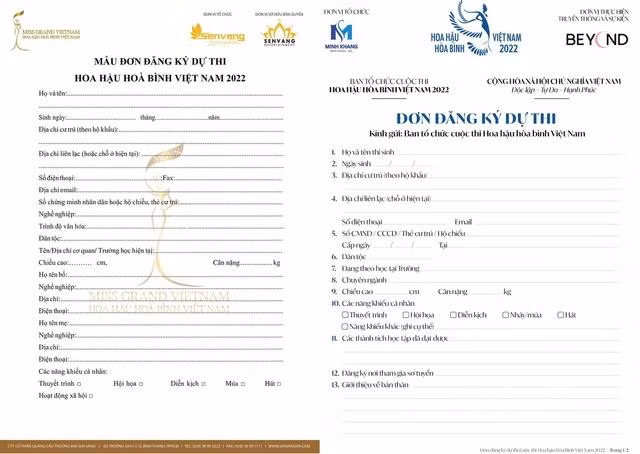 Hai đơn vị tổ chức Hoa hậu Hòa bình Việt Nam Hai đơn vị tổ chức Hoa hậu Hòa bình Việt Nam