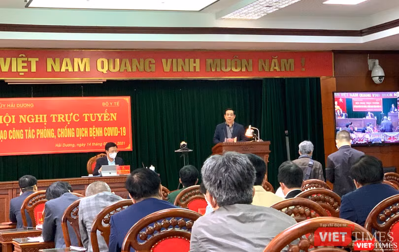 PGS.TS. Lương Ngọc Khuê – Cục trưởng Cục quản lý Khám, chữa bệnh phát biểu