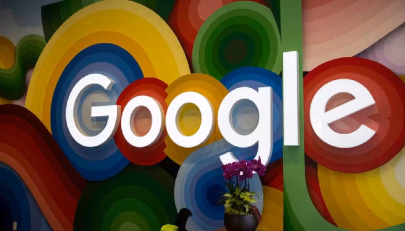 Biểu tượng trong trụ sở chính của Google ở Mountain View, California, Mỹ ngày 26/9/2022. Ảnh Tayfun Coskun/Anadolu Agency/Getty Images