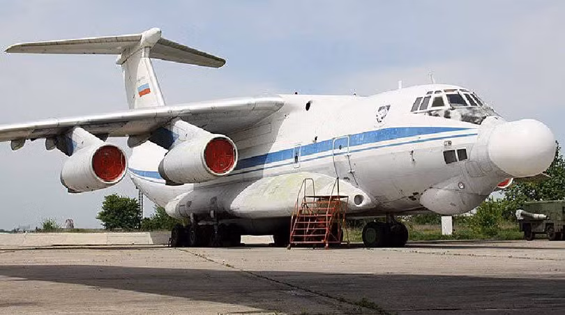 Máy bay nghiên cứu vũ khí laser vũ trụ A-60. Ảnh Military Russia.
