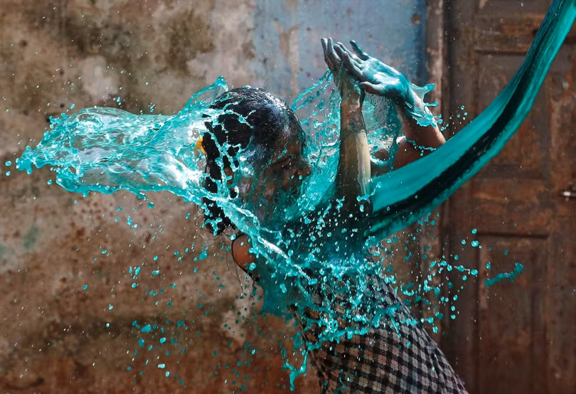 Lễ hội Holi ở Ấn Độ. Nguồn: Shailesh Andrade/Reuters