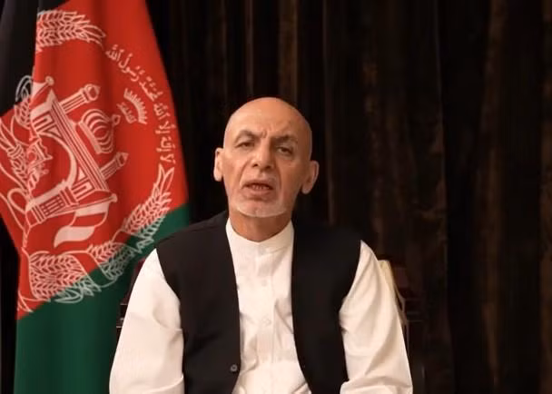 Ông Ashraf Ghani xuất hiện ở UAE, phát biểu qua mạng xã hội (Ảnh: Đông Phương)