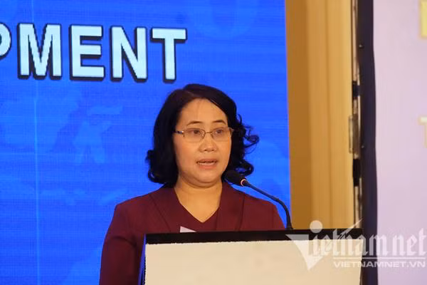 Bà Nguyễn Thị Hương - Tổng cục trưởng Tổng cục Thống kê. Ảnh: Trọng Đạt