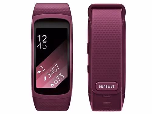 Hình ảnh được cho là của chiếcvòng đeo tay thông minhSamsung Gear Fit 2 sắp ra mắt. Hình ảnh được cho là của chiếcvòng đeo tay thông minhSamsung Gear Fit 2 sắp ra mắt.
