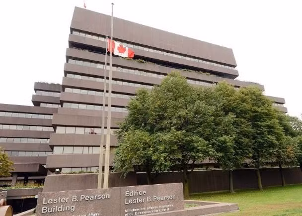 Bộ Các vấn đề Toàn cầu Canada - nơi ra tuyên bố trừng phạt Trung Quốc về vấn đề Tân Cương (Ảnh: Đông Phương).