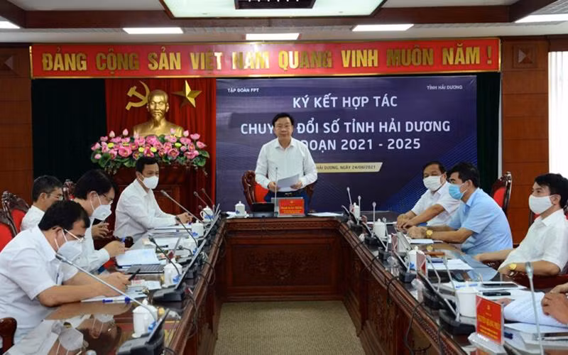 Hình ảnh lễ ký kết.