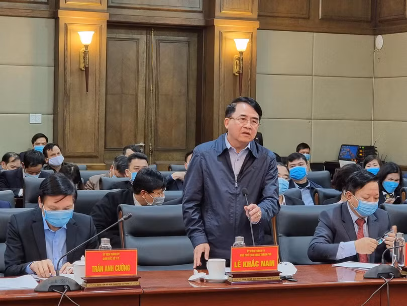 Lãnh đạo TP Hải Phòng báo cáo tình hình phòng, chống dịch Lãnh đạo TP Hải Phòng báo cáo tình hình phòng, chống dịch