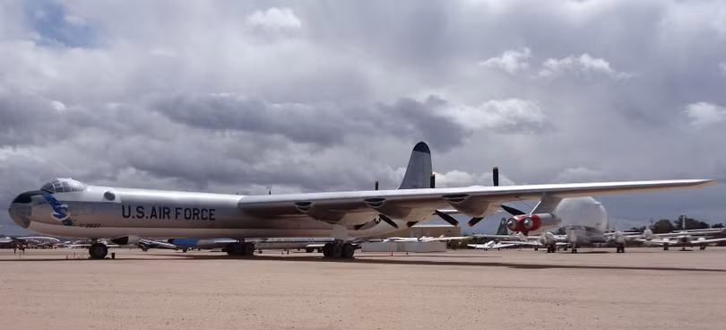 Chiếc B-36J trưng bày tại Bảo tàng Hàng không và Không gian Mỹ (Ảnh: Wiki) Chiếc B-36J trưng bày tại Bảo tàng Hàng không và Không gian Mỹ (Ảnh: Wiki)