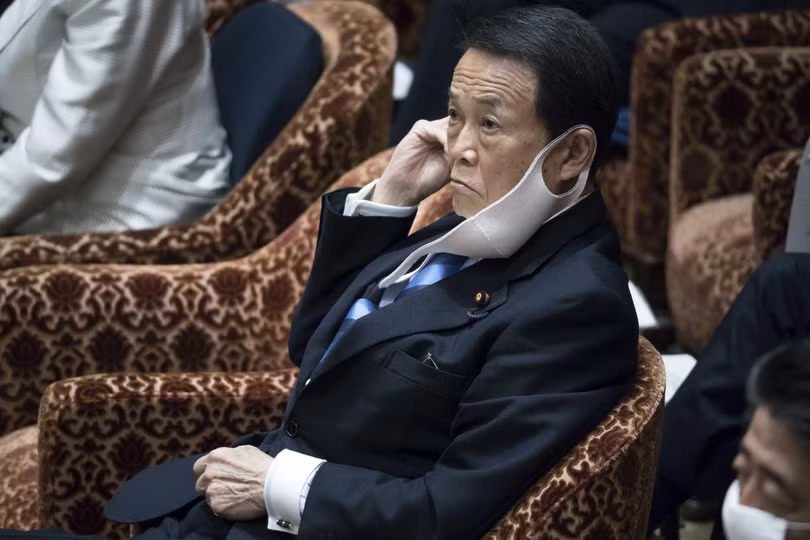 Phó Thủ tướng Taro Aso hôm 5/7 tuyên bố "Mỹ và Nhật Bản sẽ cùng nhau bảo vệ Đài Loan" nếu Trung Quốc sử dụng vũ lực tiến công (Ảnh: Dwnews).