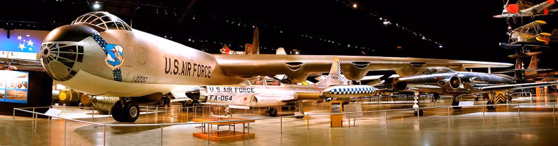 Chiếc B-36J trưng bày tại Bảo tàng Không quân quốc gia Mỹ (Ảnh: wiki). Chiếc B-36J trưng bày tại Bảo tàng Không quân quốc gia Mỹ (Ảnh: wiki).