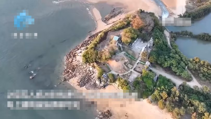 UAV Trung Quốc chụp ảnh đáo Kim Môn (Ảnh: HK01).