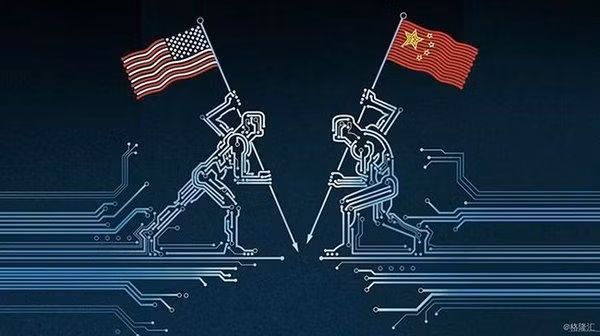 Cạnh tranh về chip được coi là một phần của cuộc chiến công nghệ Mỹ - Trung đang diễn ra nhiều năm qua (ẢNh: Deutsche Welle). Cạnh tranh về chip được coi là một phần của cuộc chiến công nghệ Mỹ - Trung đang diễn ra nhiều năm qua (ẢNh: Deutsche Welle).
