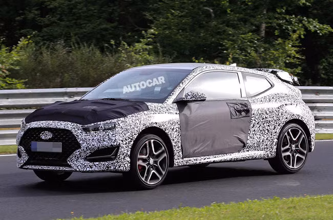 Rò rỉ hình ảnh Hyundai Veloster N - phiên bản hiệu suất cao của mẫu hatchback thể thao Veloster ảnh 1
