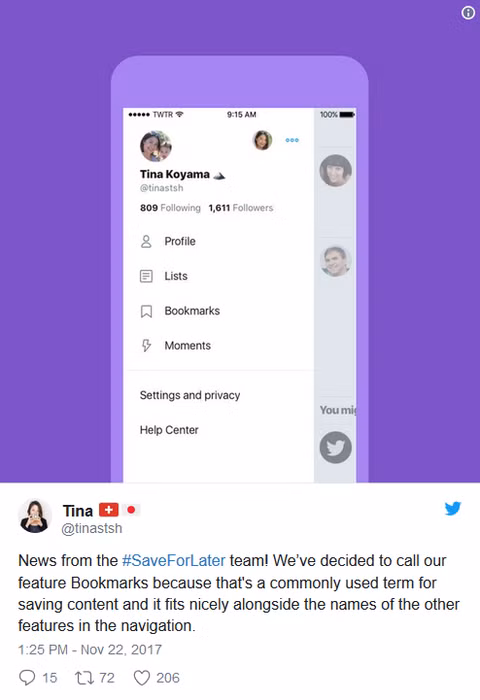 Twitter cập nhật tính năng lưu lại tweet để đọc sau ảnh 1