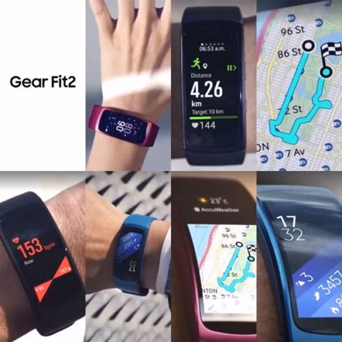 Hình ảnh được cho là ảnh thực tế của chiếc Samsung Gear Fit 2.