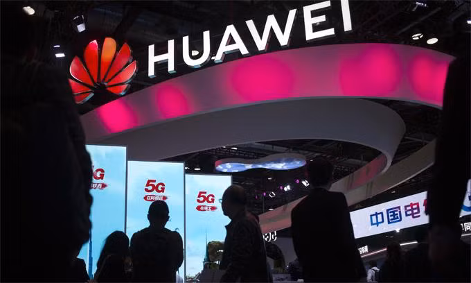 Một gian trưng bày của Huawei tại Trung Quốc năm 2019. Ảnh: AP. Một gian trưng bày của Huawei tại Trung Quốc năm 2019. Ảnh: AP.