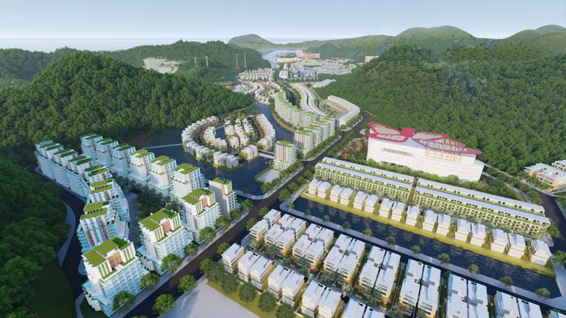 Phối cảnh dự án Cát Bà Amatina. Ảnh: Vinaconex