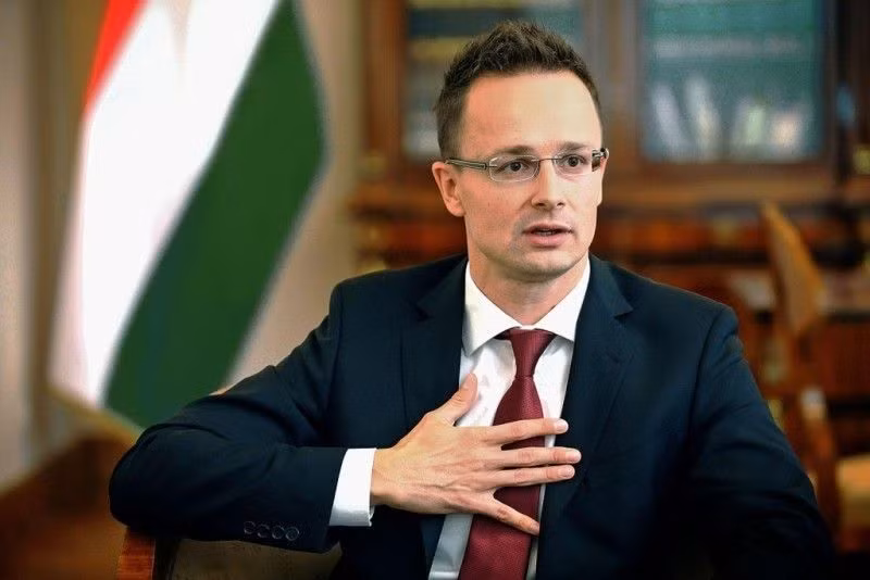 Ngoại trưởng Hungary Peter Szijjarto. Ngoại trưởng Hungary Peter Szijjarto.