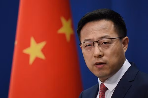 Người phát ngôn Bộ Ngoại giao Trung Quốc Triệu Lập Kiên: "Báo cáo của phía Mỹ hoàn toàn đảo ngược trắng đen, là trộm hô hào bắt trộm...". Người phát ngôn Bộ Ngoại giao Trung Quốc Triệu Lập Kiên: "Báo cáo của phía Mỹ hoàn toàn đảo ngược trắng đen, là trộm hô hào bắt trộm...".