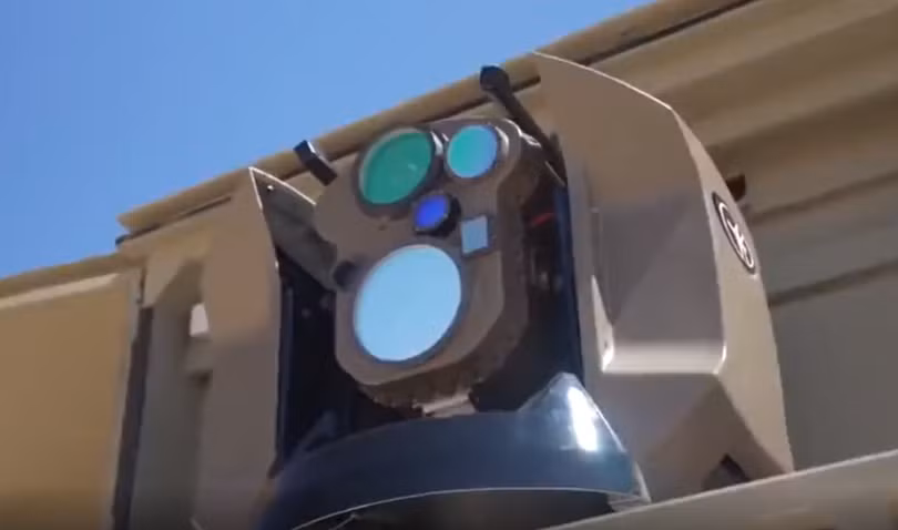 Hệ thống vũ khí laser Iron Beam của Israel. Ảnh: Sohu.