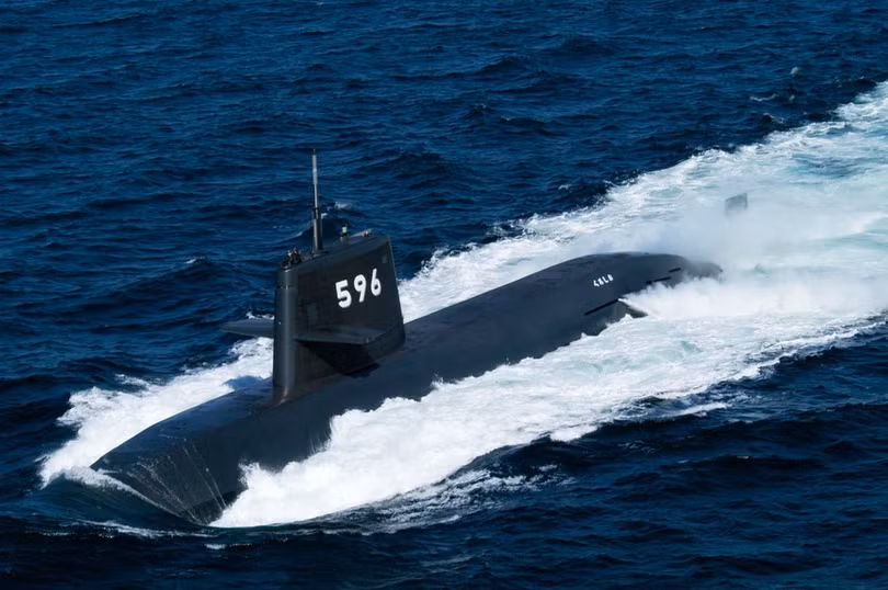 Tàu ngầm Kuroshio của Nhật đang thăm cảng Cam Ranh