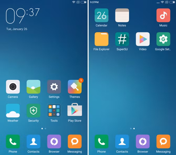 Đã có thể xóa ứng dụng hệ thống trên MIUI 9