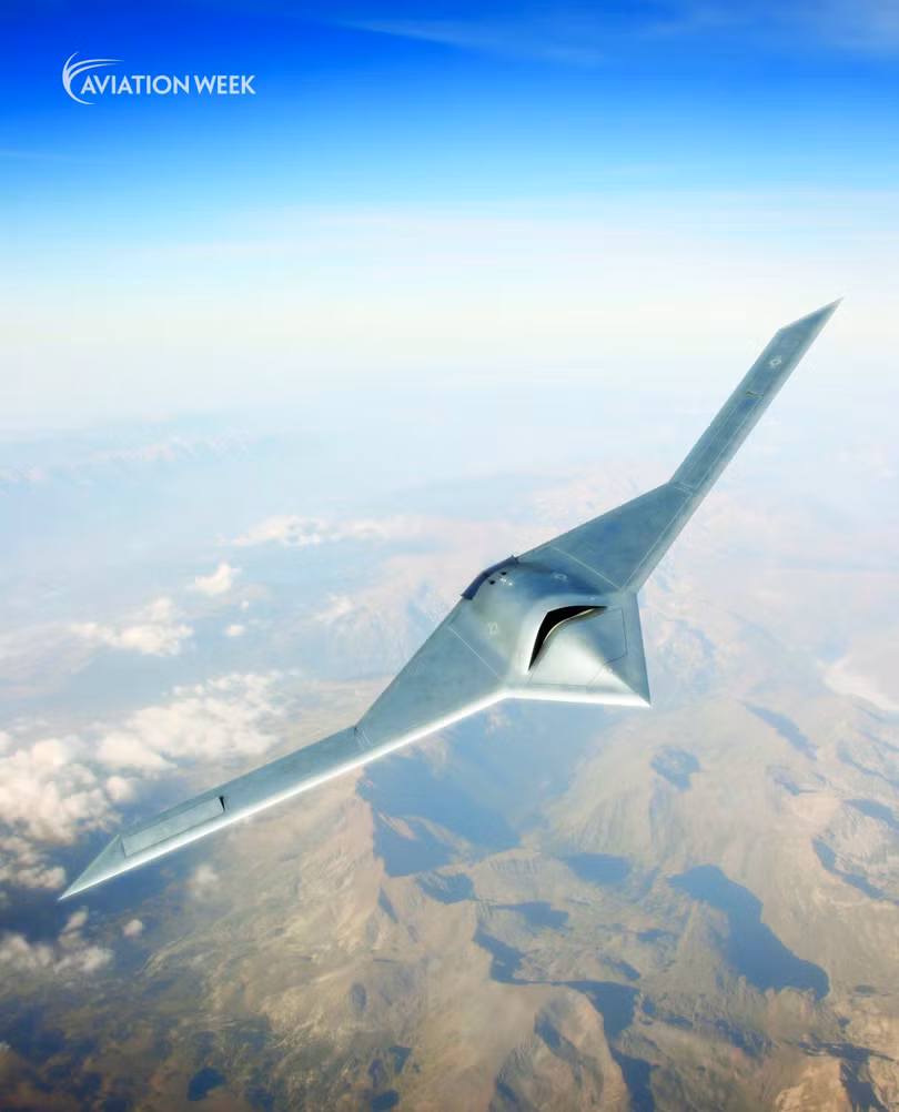 Hình ảnh giả tưởng của UAV RQ-180 (Ảnh: kuaibao.qq.com).