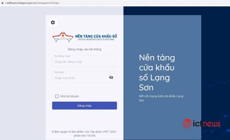 Nền tảng cửa khẩu số được đưa vào vận hành thí điểm tại cửa khẩu quốc tế Hữu Nghị từ ngày 14/1 và cửa khẩu Tân Thanh từ 10/2. Nền tảng cửa khẩu số được đưa vào vận hành thí điểm tại cửa khẩu quốc tế Hữu Nghị từ ngày 14/1 và cửa khẩu Tân Thanh từ 10/2.