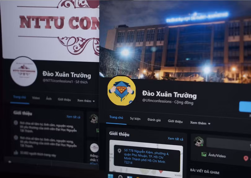 Hàng loạt fanpage trường đại học bị đổi tên thành Đào Xuân Trường Hàng loạt fanpage trường đại học bị đổi tên thành Đào Xuân Trường