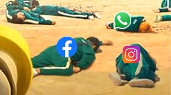Ảnh chế Facebook theo trend trò chơi con mực.