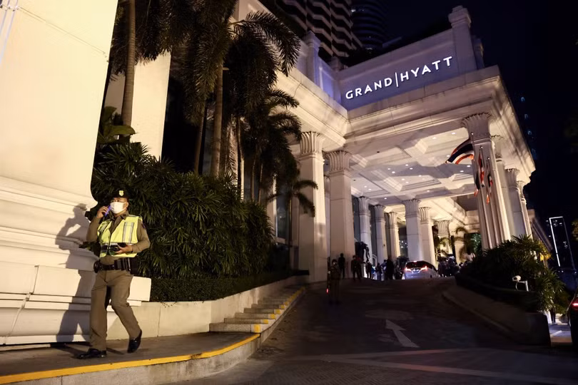 Khách sạn 5 sao Grand Hyatt, nơi xảy ra vụ án mạng (Ảnh: Reuters)