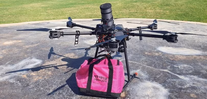 UAV Cando được sử dụng để giao hàng tạp hóa trong chương trình thử nghiệm với chuỗi siêu thị Rami Levy của Israel. Ảnh NoCamels UAV Cando được sử dụng để giao hàng tạp hóa trong chương trình thử nghiệm với chuỗi siêu thị Rami Levy của Israel. Ảnh NoCamels