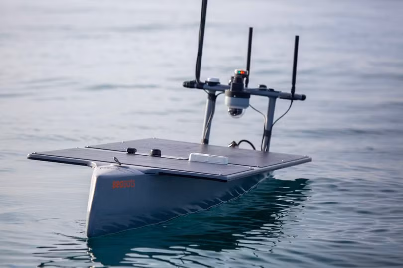 Tàu không người lái Seasats X3 của Mỹ (Ảnh: Chinatimes). Tàu không người lái Seasats X3 của Mỹ (Ảnh: Chinatimes).