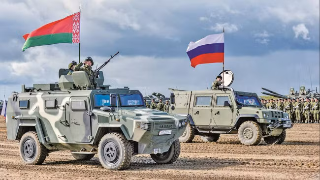 Quân đội Nga và Belarus bắt đầu cuộc tập trận chung kéo dài 10 ngày (Ảnh: IFeng).