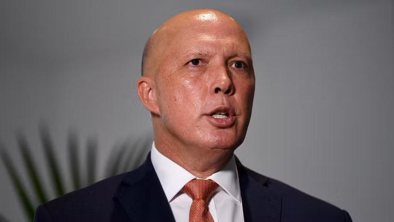 Bộ trưởng Quốc phòng Australia Peter Dutton gây sóng gió với phát biểu về việc hủy bỏ cho Trung Quốc thuê cảng Darwin 99 năm (Ảnh: Guancha).