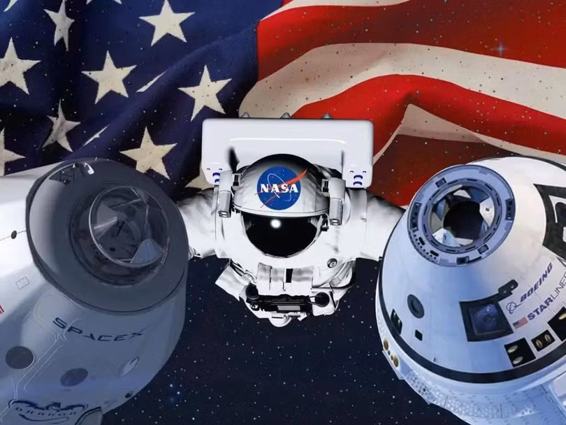 SpaceX và NASA. Ảnh: Sohu