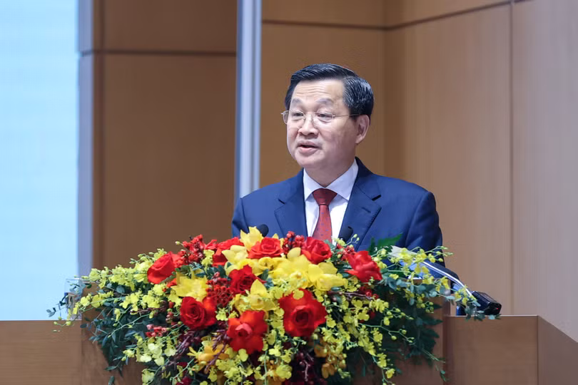 Phó Thủ tướng Lê Minh Khái: Tập trung thực hiện quyết liệt 3 đột phá chiến lược. Ảnh VGP/Nhật Bắc