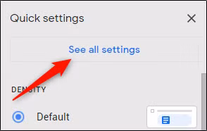 Bước tiếp theo, bạn hãy chọn “See All Settings” trên đầu danh mục xổ ra. Bước tiếp theo, bạn hãy chọn “See All Settings” trên đầu danh mục xổ ra.