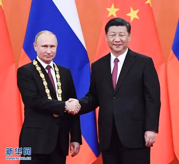 Quan hệ Trung - Nga ngày càng gắn bó mật thiết (Ảnh: Xinhua). Quan hệ Trung - Nga ngày càng gắn bó mật thiết (Ảnh: Xinhua).