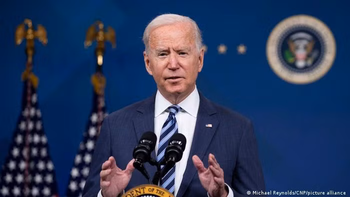 Tổng thống Mỹ Joe Biden cho rằng Trung Quốc đã có sự thỏa thuận với Taliban (Ảnh: Deutsche Welle). Tổng thống Mỹ Joe Biden cho rằng Trung Quốc đã có sự thỏa thuận với Taliban (Ảnh: Deutsche Welle).