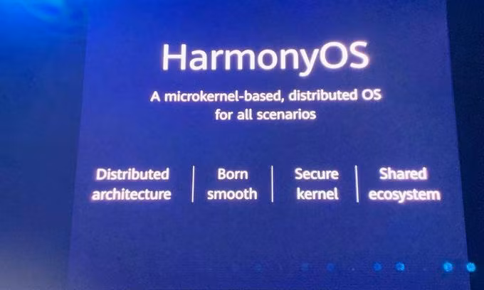 HarmonyOS ra mắt hồi nă m2019. Ảnh: Forbes. HarmonyOS ra mắt hồi nă m2019. Ảnh: Forbes.