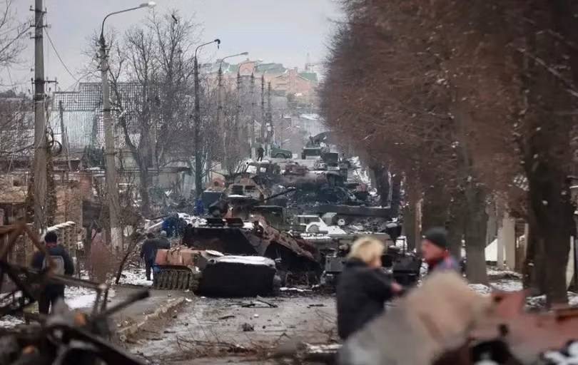 Quang cảnh đáng sợ ở Mariupol. Quang cảnh đáng sợ ở Mariupol.