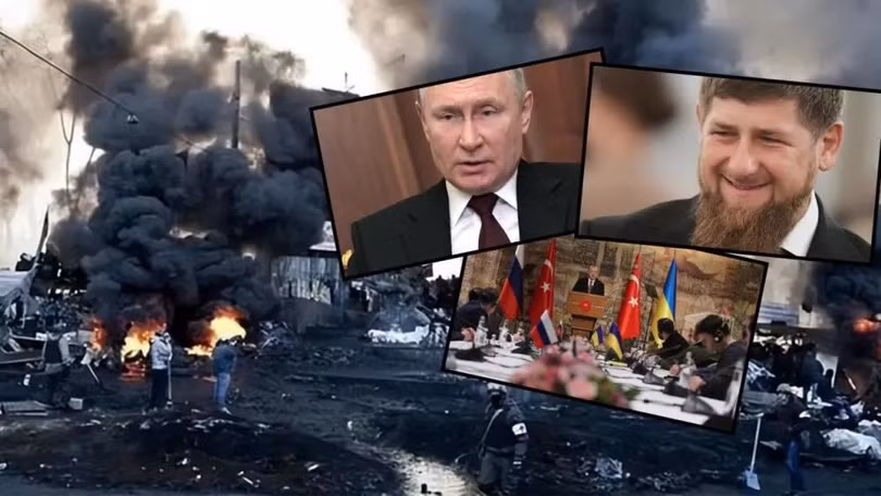 Ông Kadyrov tuyên bố các cuộc đàm phán Nga-Ukraine hiện nay là hoàn toàn vô nghĩa, cần triệt để “phi phát xít hóa" quân đội Ukraine và chiếm được Kiev thì Nga mới thành công. Ông Kadyrov tuyên bố các cuộc đàm phán Nga-Ukraine hiện nay là hoàn toàn vô nghĩa, cần triệt để “phi phát xít hóa" quân đội Ukraine và chiếm được Kiev thì Nga mới thành công.