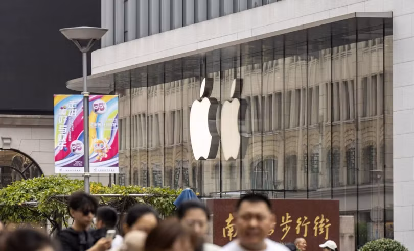 Hình ảnh một cửa hàng Apple Store tại Trung Quốc (Ảnh: SCMP)