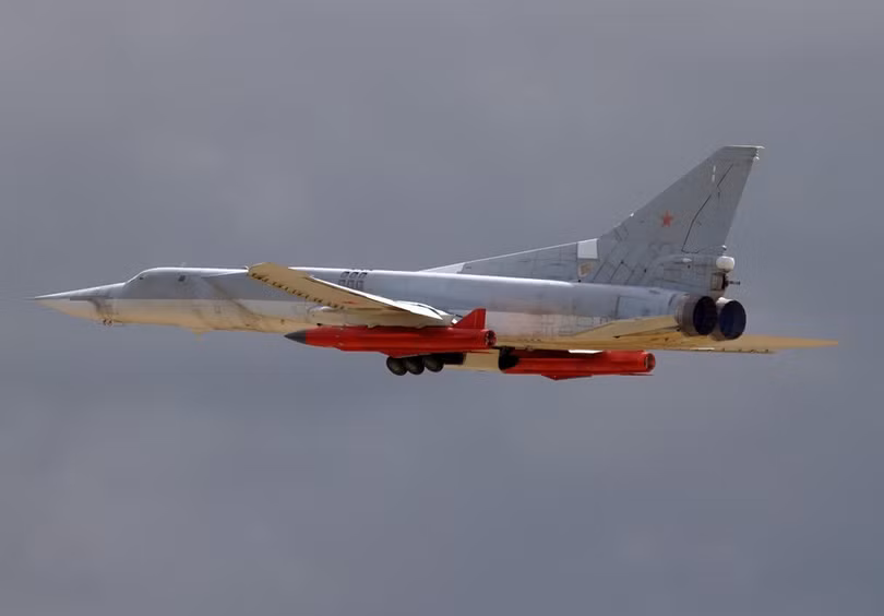 Máy bay ném bom chiến lược Tu-22M3 mang tên lửa hành trình Kh-32 của Nga từng tham gia chiến dịch quân sự tại Syria
